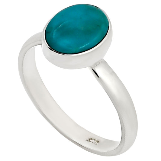 Natural Rare Turquoise Nevada Aztec Mt Ring size-6 R-1001 27-ER15897