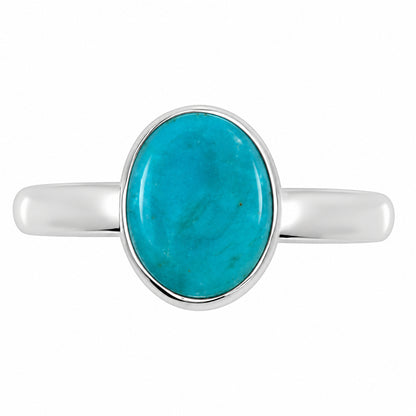 Natural Rare Turquoise Nevada Aztec Mt Ring size-7 R-1001 27-ER15909