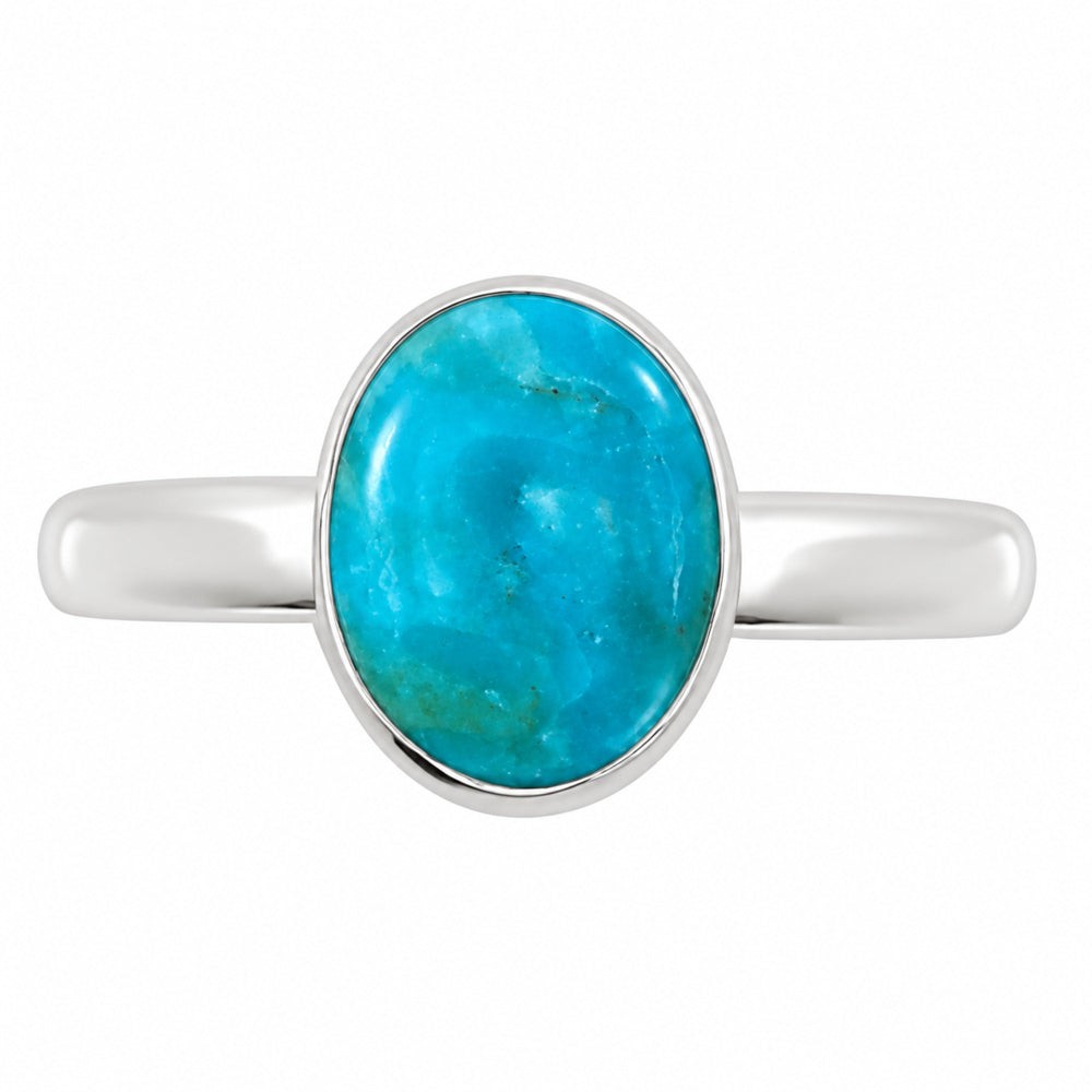 Natural Rare Turquoise Nevada Aztec Mt Ring size-7 R-1001 27-ER15910