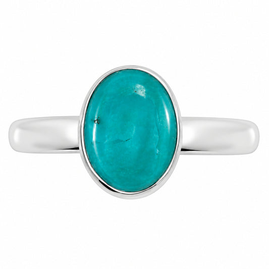 Natural Rare Turquoise Nevada Aztec Mt Ring size-7 R-1001 27-ER15922