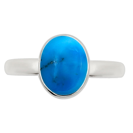 Natural Rare Turquoise Nevada Aztec Mt Ring size-7 R-1001 27-ER15923