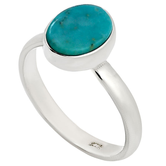 Natural Rare Turquoise Nevada Aztec Mt Ring size-7 R-1001 27-ER15924