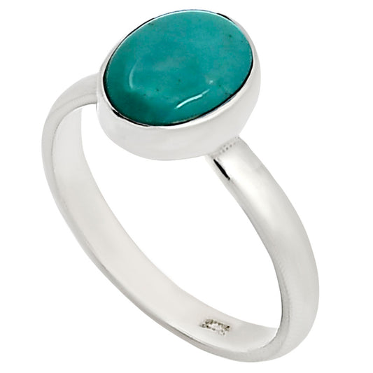 Natural Rare Turquoise Nevada Aztec Mt Ring size-7 R-1001 27-ER15928
