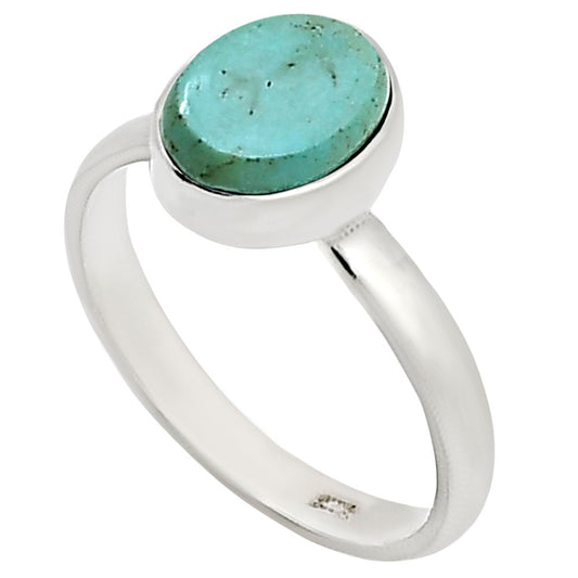 Natural Rare Turquoise Nevada Aztec Mt Ring size-7 R-1001 27-ER15931