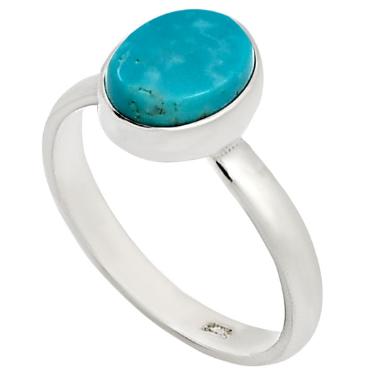 Natural Rare Turquoise Nevada Aztec Mt Ring size-8 R-1001 27-ER15941