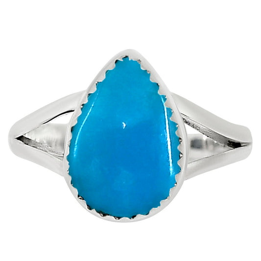 Natural Rare Turquoise Nevada Aztec Mt Ring size-5 R-1227 27-ER16018