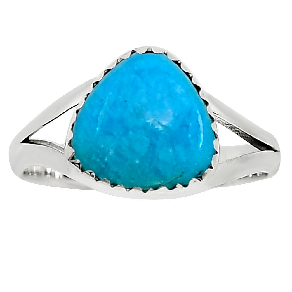 Natural Rare Turquoise Nevada Aztec Mt Ring size-5 R-1227 27-ER16022