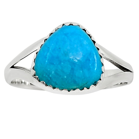 Natural Rare Turquoise Nevada Aztec Mt Ring size-5 R-1227 27-ER16022