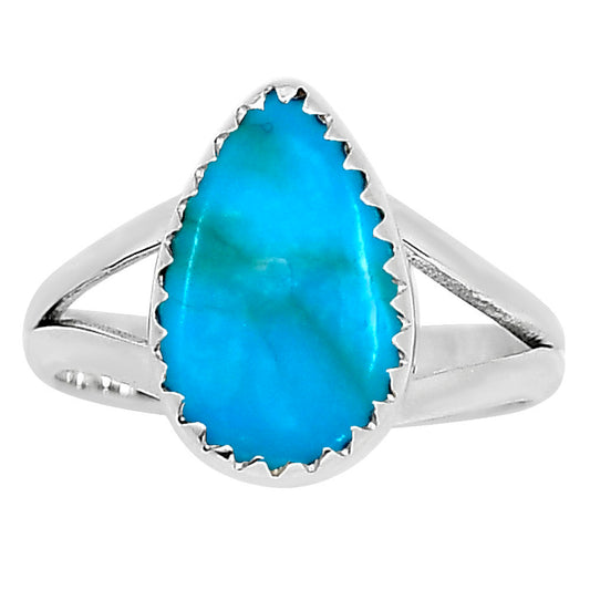 Natural Rare Turquoise Nevada Aztec Mt Ring size-5 R-1227 27-ER16023
