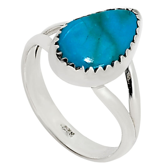 Natural Rare Turquoise Nevada Aztec Mt Ring size-5 R-1227 27-ER16023