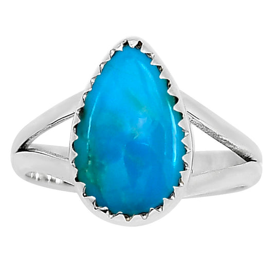 Natural Rare Turquoise Nevada Aztec Mt Ring size-5 R-1227 27-ER16028