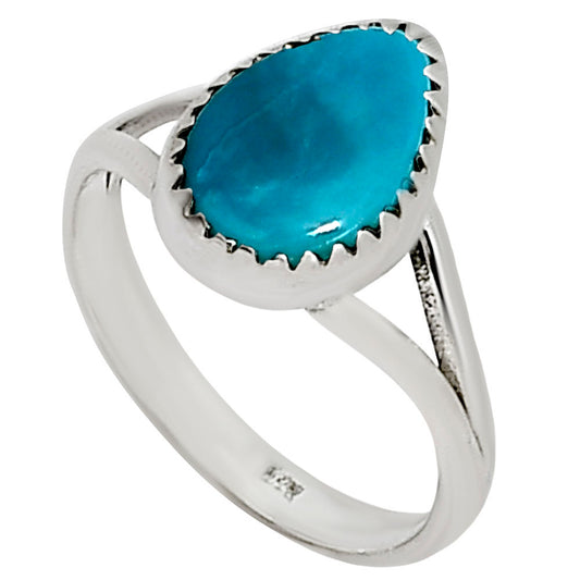 Natural Rare Turquoise Nevada Aztec Mt Ring size-5 R-1227 27-ER16032