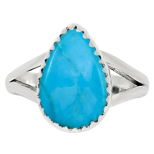 Natural Rare Turquoise Nevada Aztec Mt Ring size-5 R-1227 27-ER16033