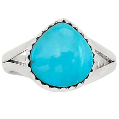 Natural Rare Turquoise Nevada Aztec Mt Ring size-5 R-1227 27-ER16034