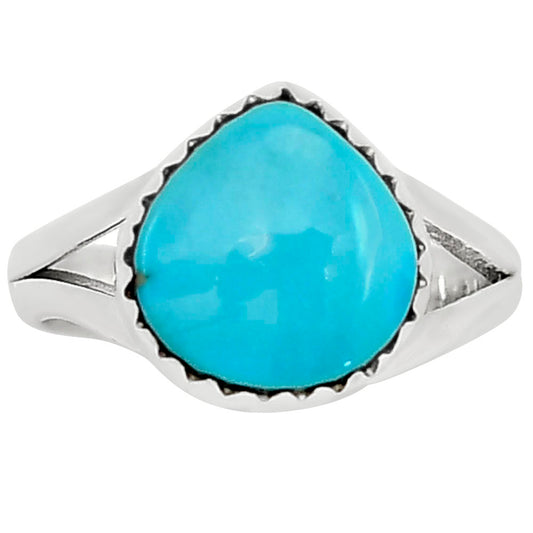 Natural Rare Turquoise Nevada Aztec Mt Ring size-5 R-1227 27-ER16034