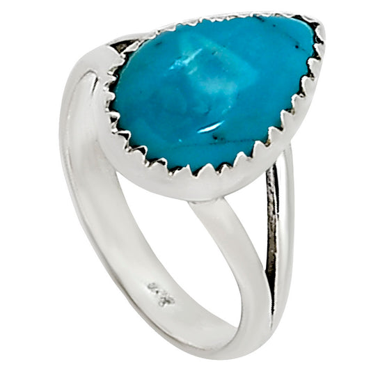 Natural Rare Turquoise Nevada Aztec Mt Ring size-6 R-1227 27-ER16037