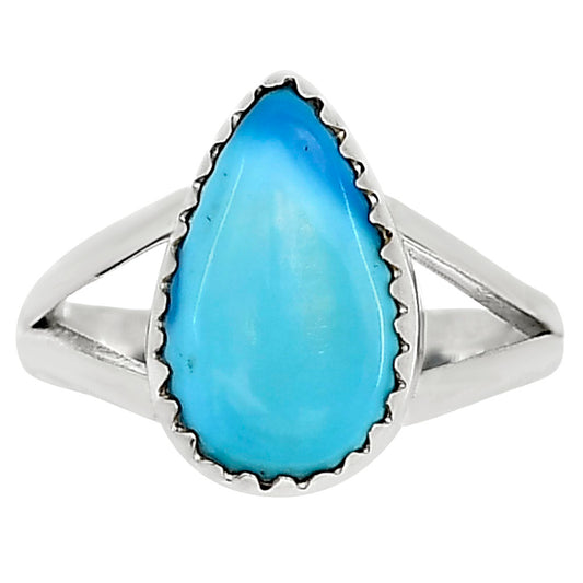 Natural Rare Turquoise Nevada Aztec Mt Ring size-6 R-1227 27-ER16039
