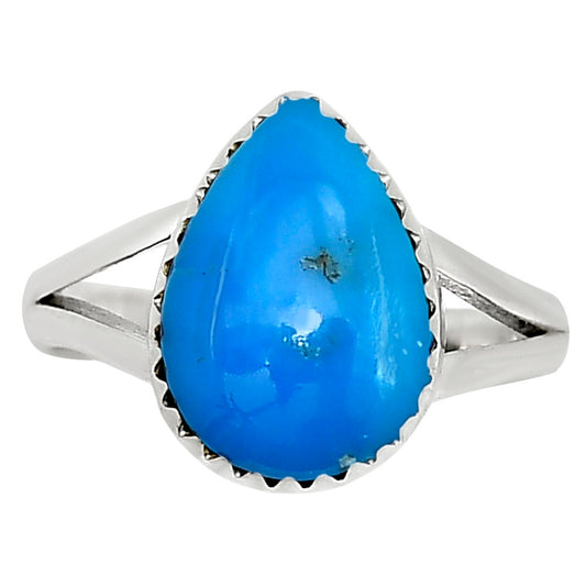 Natural Rare Turquoise Nevada Aztec Mt Ring size-6 R-1227 27-ER16043