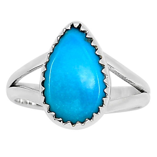 Natural Rare Turquoise Nevada Aztec Mt Ring size-6 R-1227 27-ER16046
