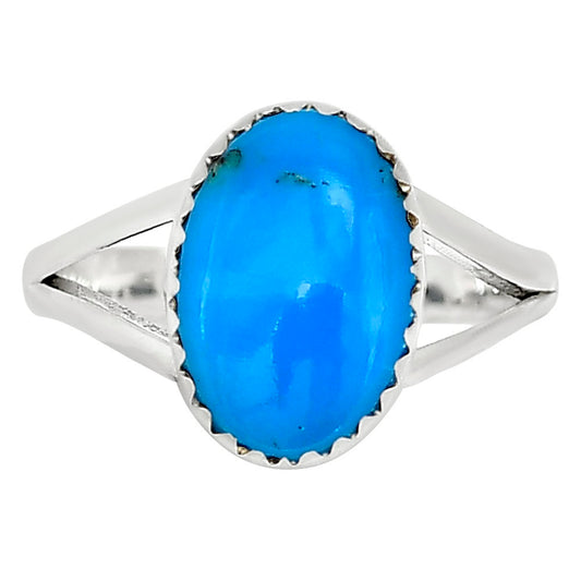 Natural Rare Turquoise Nevada Aztec Mt Ring size-6 R-1227 27-ER16049