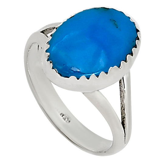 Natural Rare Turquoise Nevada Aztec Mt Ring size-6 R-1227 27-ER16049