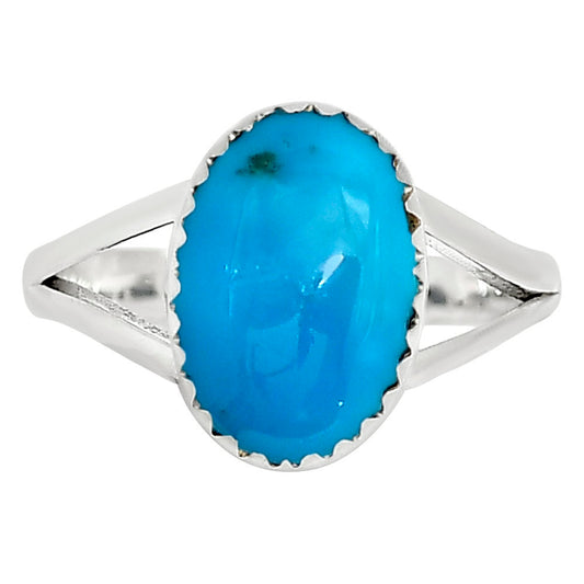 Natural Rare Turquoise Nevada Aztec Mt Ring size-6 R-1227 27-ER16050