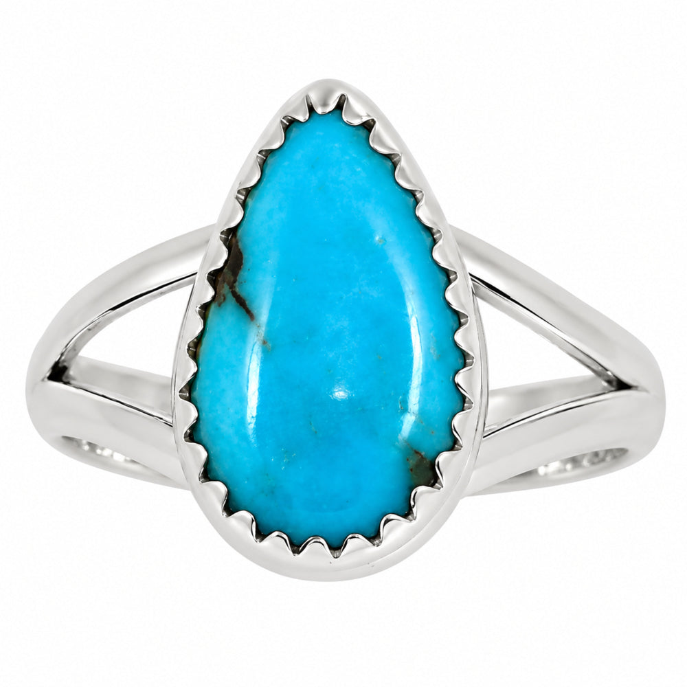 Natural Rare Turquoise Nevada Aztec Mt Ring size-6 R-1227 27-ER16051