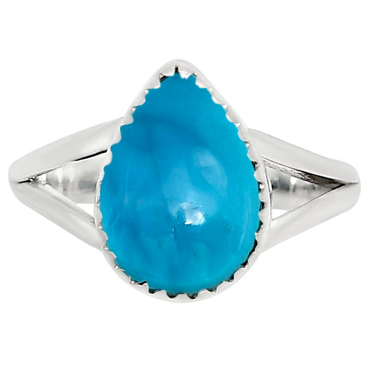 Natural Rare Turquoise Nevada Aztec Mt Ring size-6 R-1227 27-ER16053
