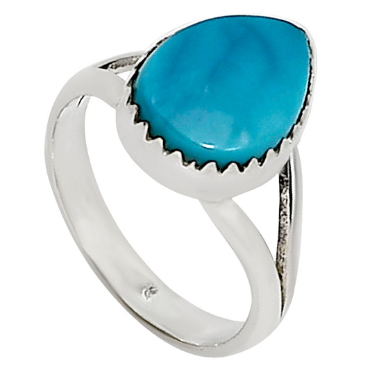 Natural Rare Turquoise Nevada Aztec Mt Ring size-6 R-1227 27-ER16053