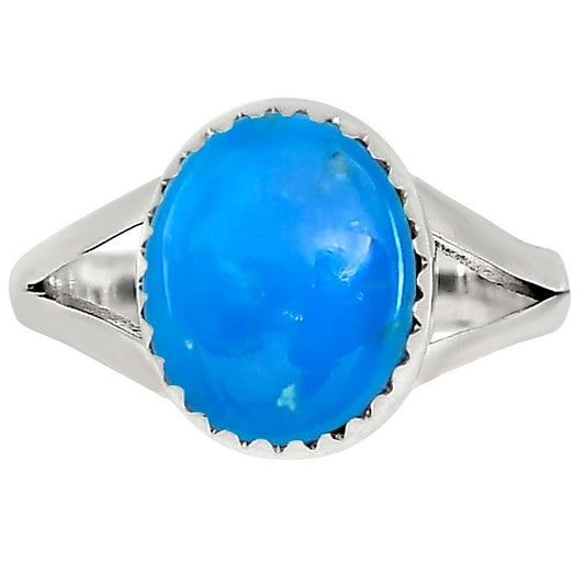 Natural Rare Turquoise Nevada Aztec Mt Ring size-6 R-1227 27-ER16055