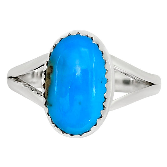 Natural Rare Turquoise Nevada Aztec Mt Ring size-6 R-1227 27-ER16057