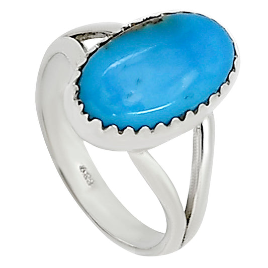 Natural Rare Turquoise Nevada Aztec Mt Ring size-6 R-1227 27-ER16057