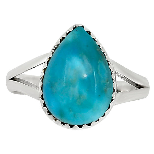 Natural Rare Turquoise Nevada Aztec Mt Ring size-6 R-1227 27-ER16058