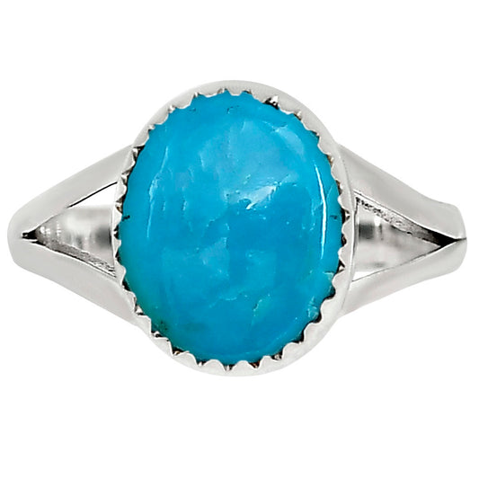 Natural Rare Turquoise Nevada Aztec Mt Ring size-6 R-1227 27-ER16059
