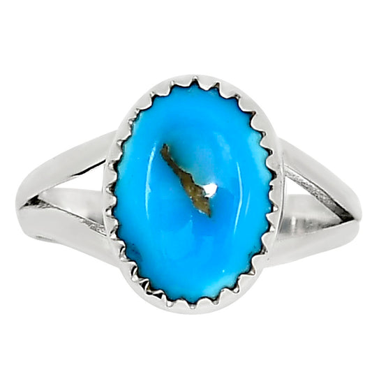 Natural Rare Turquoise Nevada Aztec Mt Ring size-6 R-1227 27-ER16061