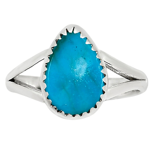 Natural Rare Turquoise Nevada Aztec Mt Ring size-6 R-1227 27-ER16063