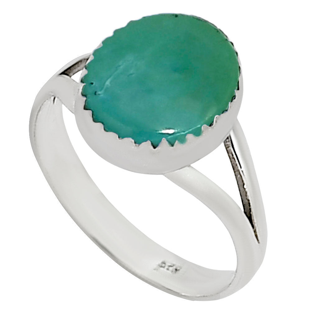 Natural Rare Turquoise Nevada Aztec Mt Ring size-7 R-1227 27-ER16067