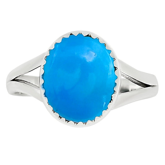 Natural Rare Turquoise Nevada Aztec Mt Ring size-7 R-1227 27-ER16068