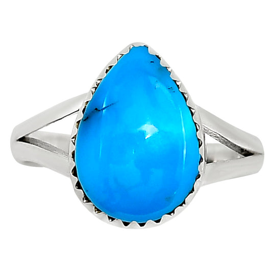 Natural Rare Turquoise Nevada Aztec Mt Ring size-7 R-1227 27-ER16070