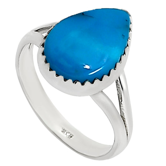 Natural Rare Turquoise Nevada Aztec Mt Ring size-7 R-1227 27-ER16070