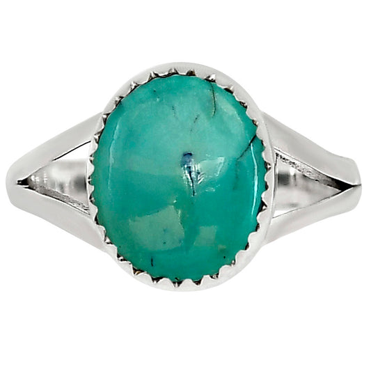 Natural Rare Turquoise Nevada Aztec Mt Ring size-7 R-1227 27-ER16071