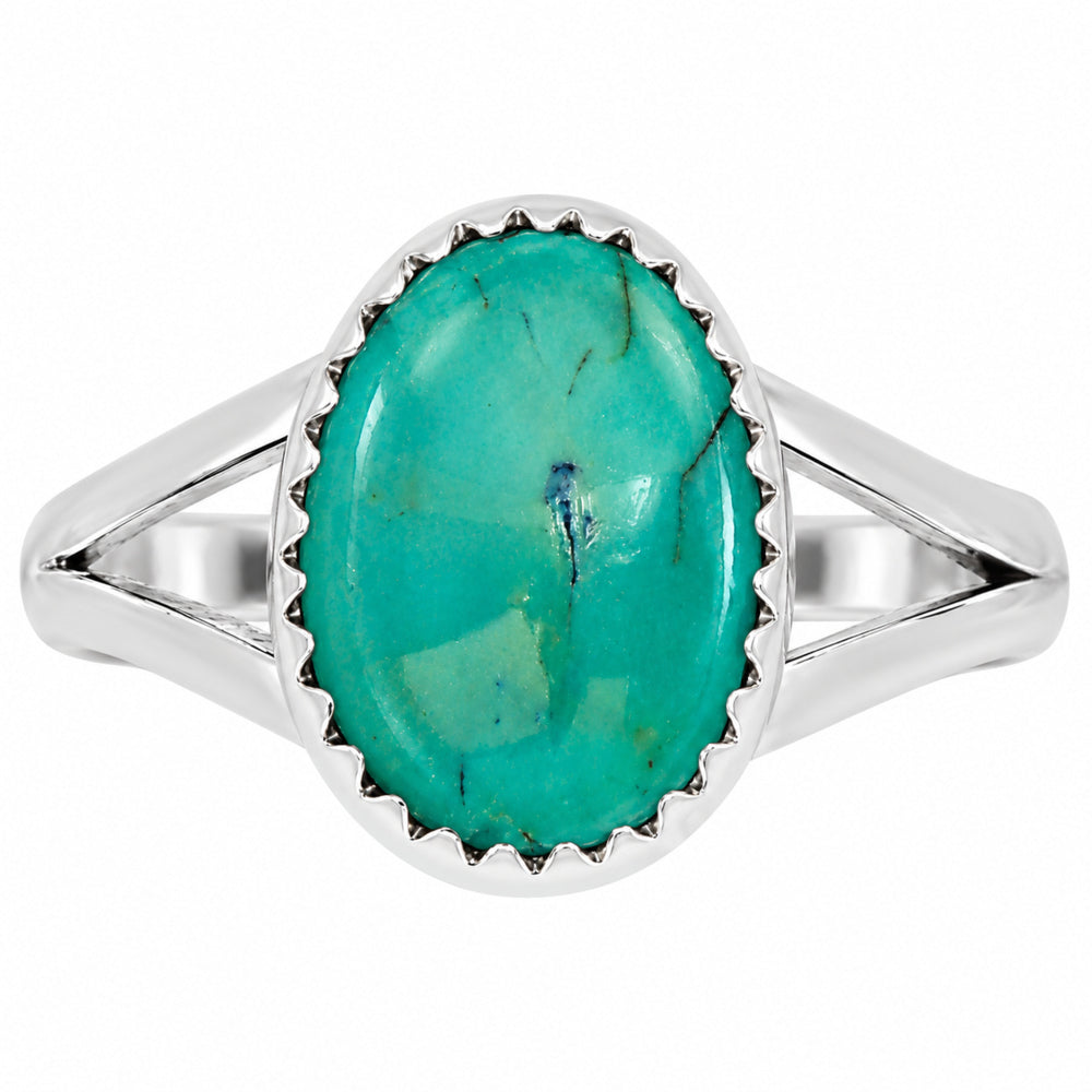 Natural Rare Turquoise Nevada Aztec Mt Ring size-7 R-1227 27-ER16071