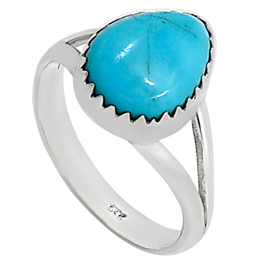 Natural Rare Turquoise Nevada Aztec Mt Ring size-7 R-1227 27-ER16072