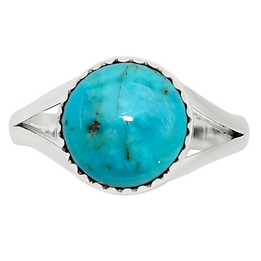 Natural Rare Turquoise Nevada Aztec Mt Ring size-7 R-1227 27-ER16074