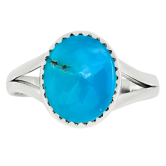 Natural Rare Turquoise Nevada Aztec Mt Ring size-7 R-1227 27-ER16076