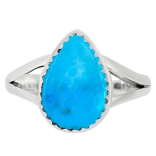 Natural Rare Turquoise Nevada Aztec Mt Ring size-7 R-1227 27-ER16078
