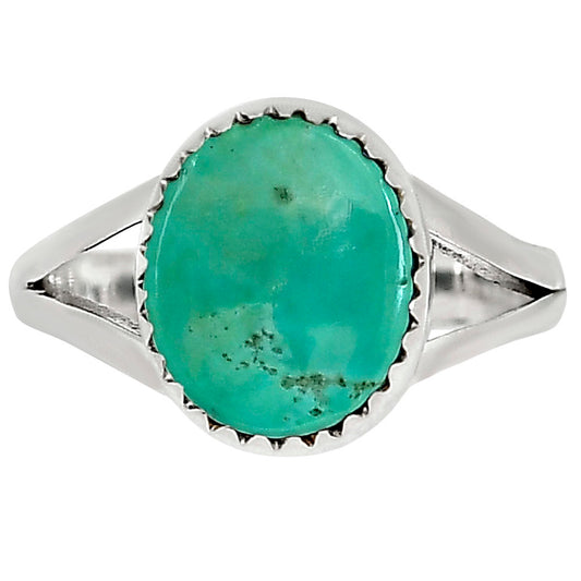 Natural Rare Turquoise Nevada Aztec Mt Ring size-7 R-1227 27-ER16079