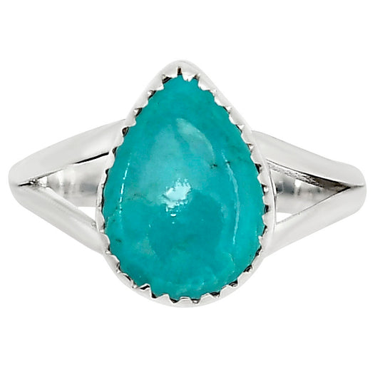 Natural Rare Turquoise Nevada Aztec Mt Ring size-7 R-1227 27-ER16085