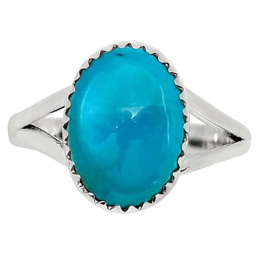 Natural Rare Turquoise Nevada Aztec Mt Ring size-7 R-1227 27-ER16086