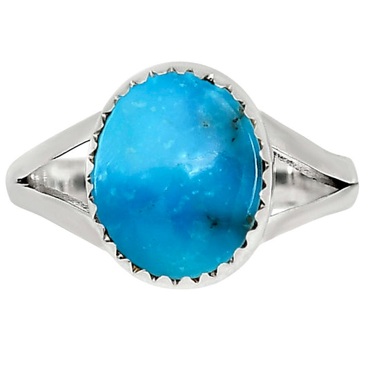 Natural Rare Turquoise Nevada Aztec Mt Ring size-7 R-1227 27-ER16087